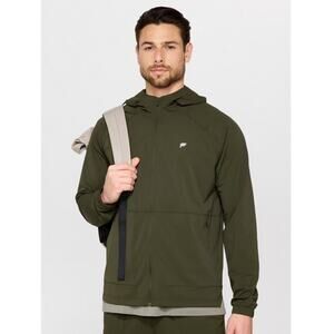 Fabletics The One Jacket Dark Olive Mens Size large NWT